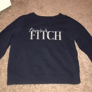 Navy blue Abercrombie sweatshirt